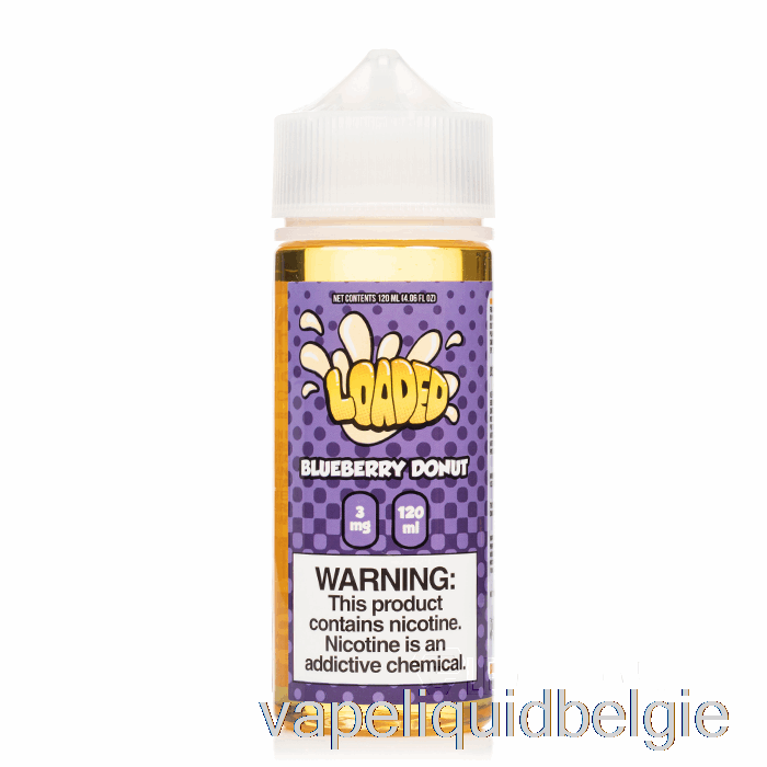 Vape Vloeibare Bosbessendonut - Geladen E-vloeistof - Meedogenloze Dampen - 120ml 3mg